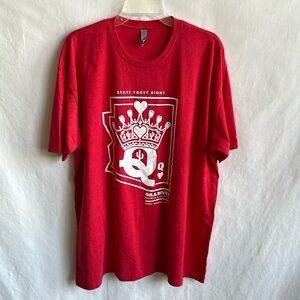 Next Level red State Forty Eight Gila River T-shirt, size XXL